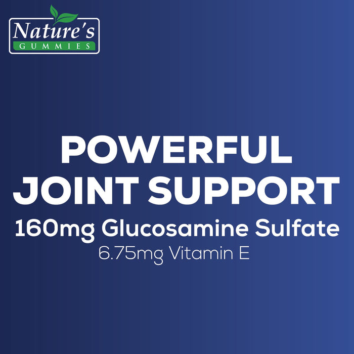 Joint Support Supplement - Extra Strength Glucosamine Gummy Supports Joints Health & Flexibility for Back, Knees, Hands - Natural Vitamin E Immune Support - Best Gummies for Women & Men - 60 Gummies