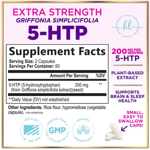 5-HTP 200mg – 120 Capsules