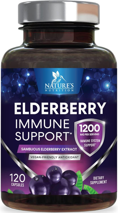 Elderberry – 1200mg – 120 Capsules