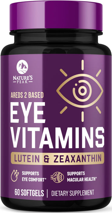 Eye Vitamins with Lutein & Zeaxanthin – 60 Capsules
