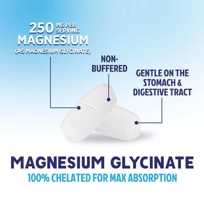Magnesium Glycinate 250mg – 180 Tablets