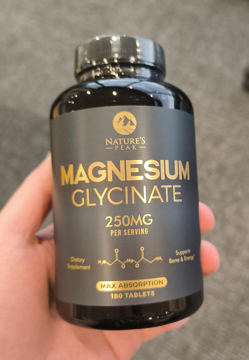Magnesium Glycinate Chelated – 180 Tablets