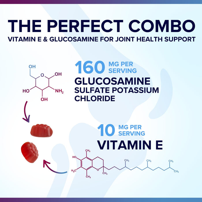 Joint Support Gummies Glucosamine Gummy with Vitamin E – 120 Gummies