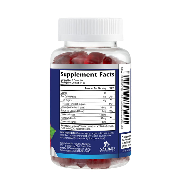 Hydration Electrolyte Gummies – 60 Gummies