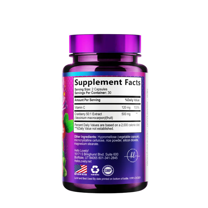 Cranberry 25,000mg Formula + Vitamin C – 60 Capsules