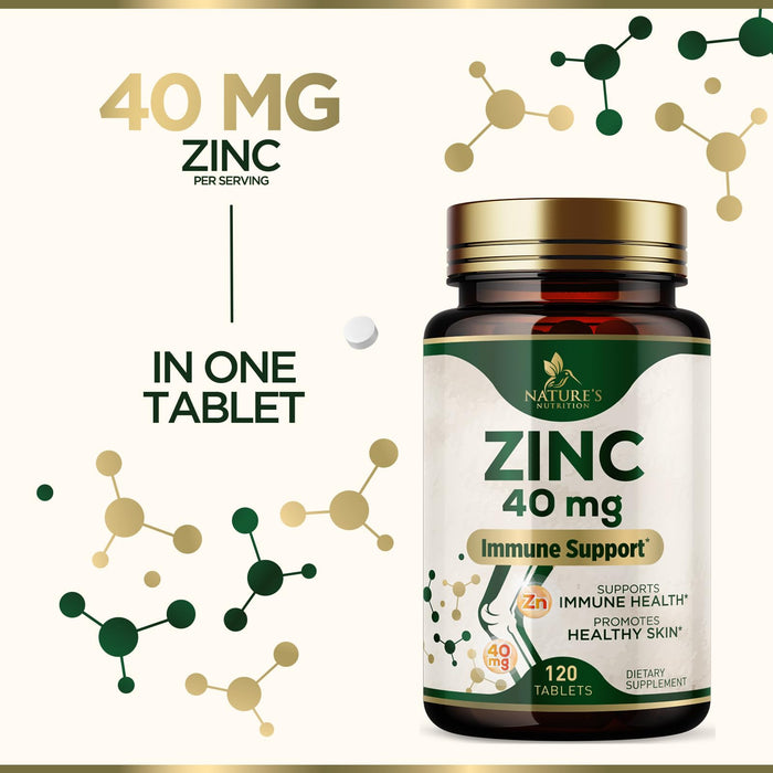Zinc 40mg – 120 Tablets