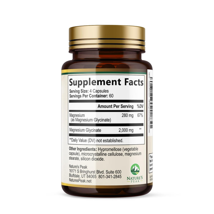 Magnesium Glycinate 500mg – 240 Tablets