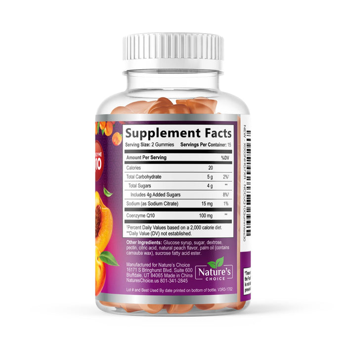 CoQ10 100mg Gummies – 30 CoQ10 Gummies