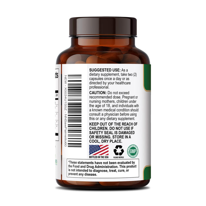 Saw Palmetto for Men 1000MG Prostate Health – 60 Capsules