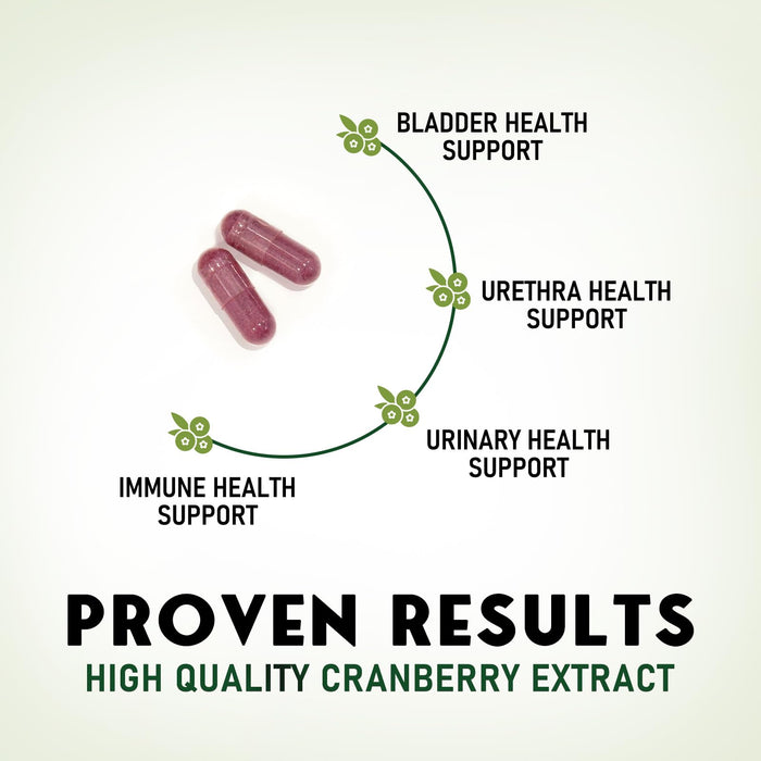 Cranberry Pills for Women – 500mg – 120 Capsules
