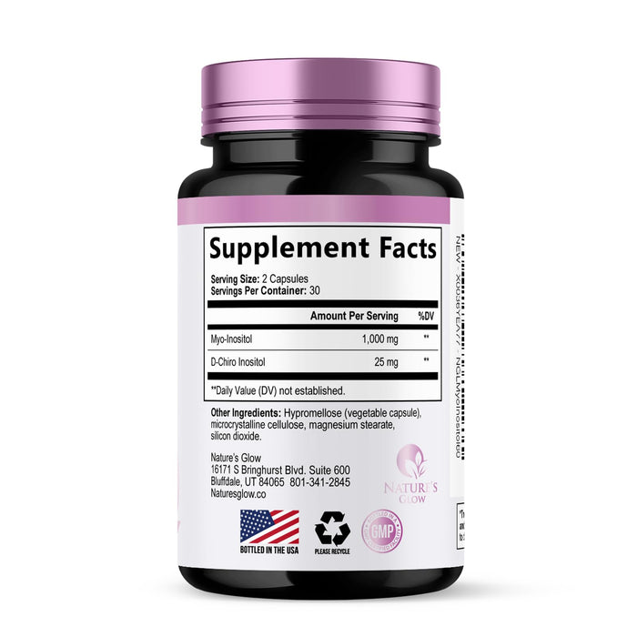 Myo-Inositol & D-Chiro Inositol 1025mg – 60 Capsules