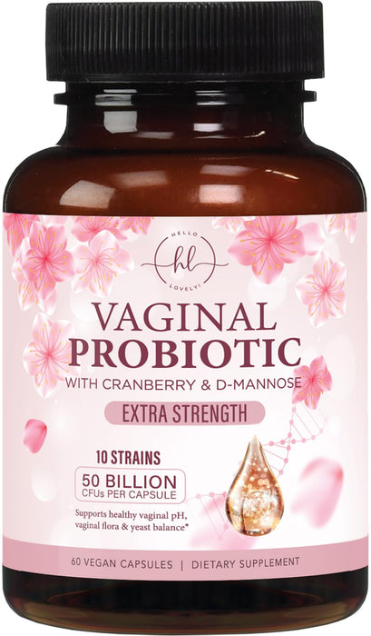Vaginal Probiotics for Women – 50 Billion CFU – 60 Capsules