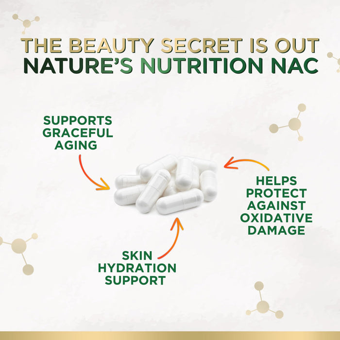 NAC N-Acetyl L-Cysteine (NAC) 1200 mg – 120 Veggie Capsules
