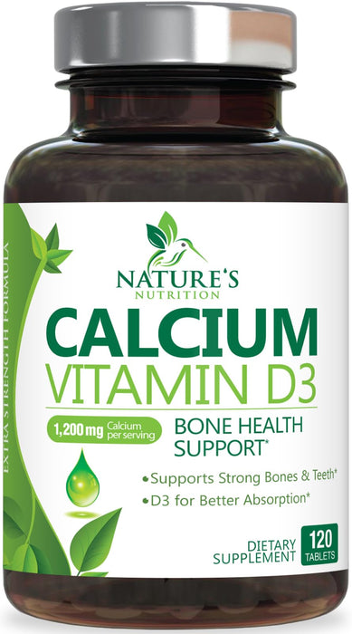 Calcium with Vitamin D – 1200mg – 120 Tablets