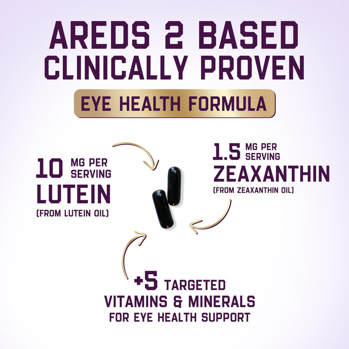 Eye Vitamins with Lutein & Zeaxanthin – 60 Capsules