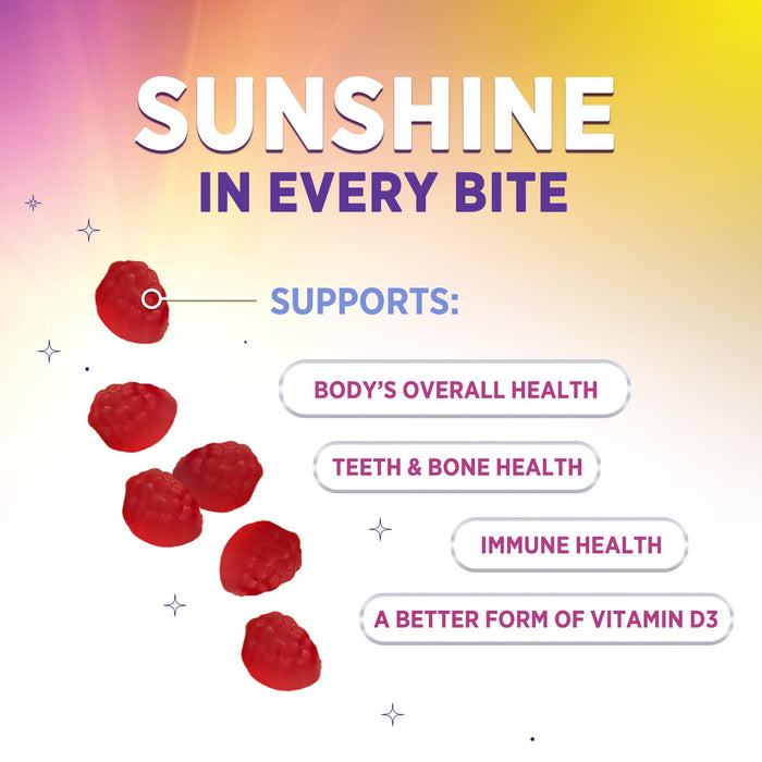 Vitamin D3 Gummies 5000 IU (125 mcg) – 60 Gummies
