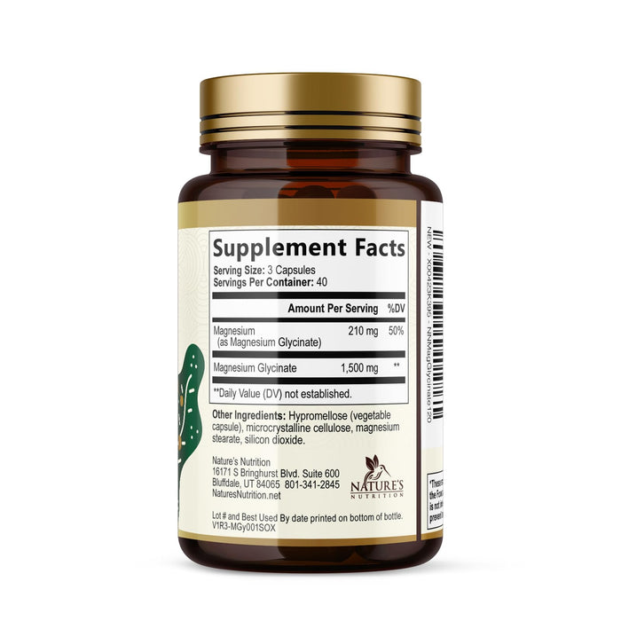 Magnesium (Glycinate) – 250mg – 120 Count