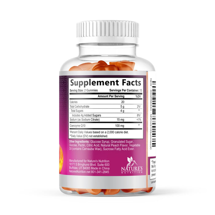 Nutrition CoQ10 Gummies 100mg – 30 Count