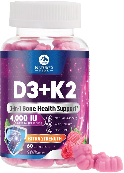 D3 K2 Gummies – 60 Gummies