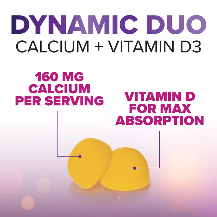 Chewable Calcium – 400 IU – 60 Gummies