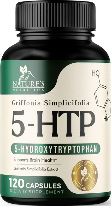 5 HTP 200mg Capsules Vegetarian – 120 Capsules