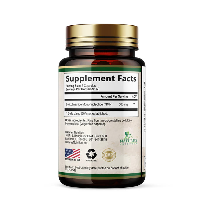NMN – 500mg – 120 Capsules