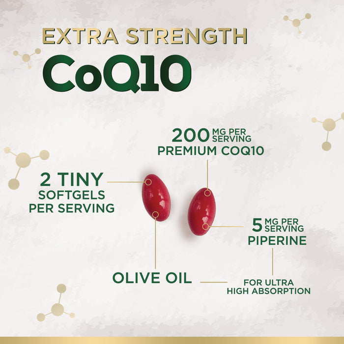 CoQ10 200mg Softgels – 240 Softgels