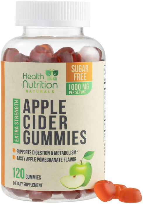 Apple Cider Vinegar Gummies – 1000mg – 120 Gummies