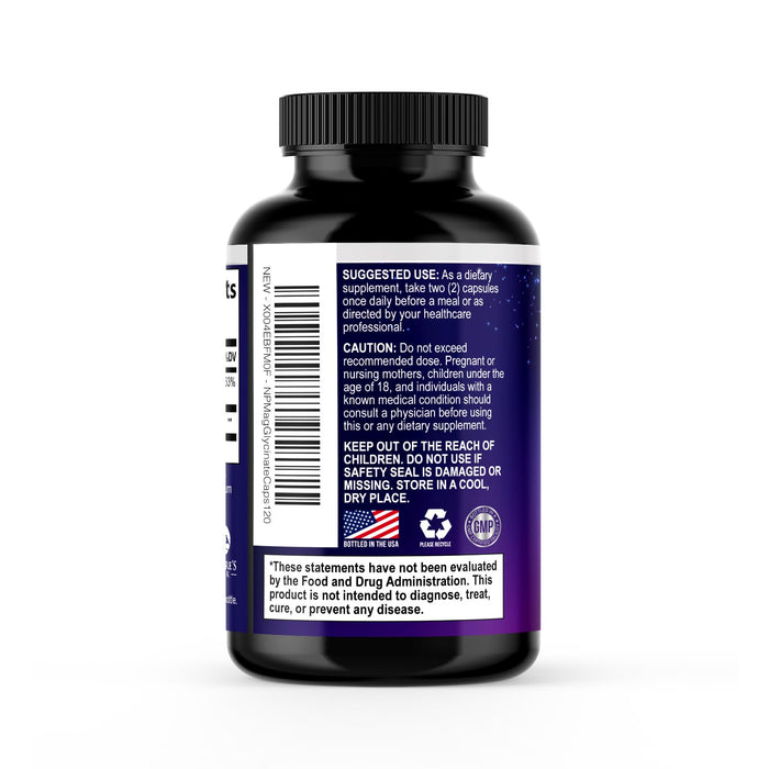 Magnesium Glycinate Pure 1000 mg Chelated – 120 Capsules