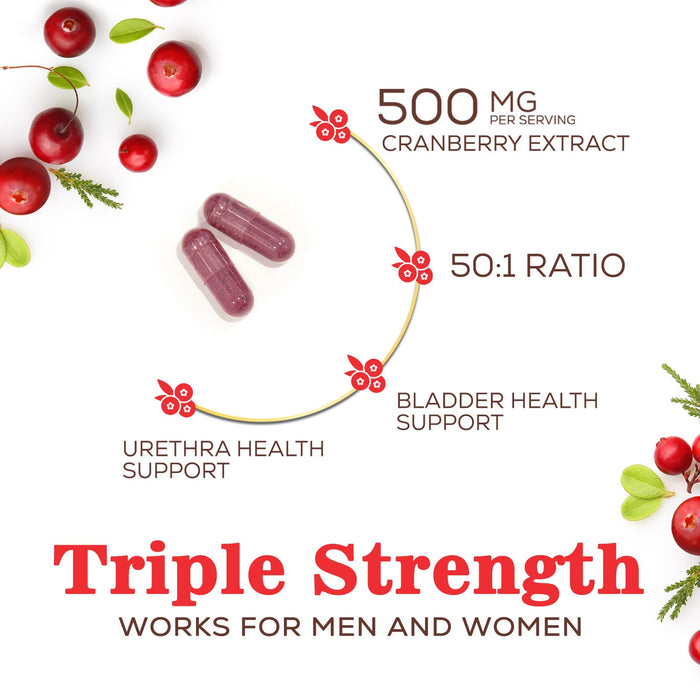 Cranberry 25,000mg – 120 Capsules