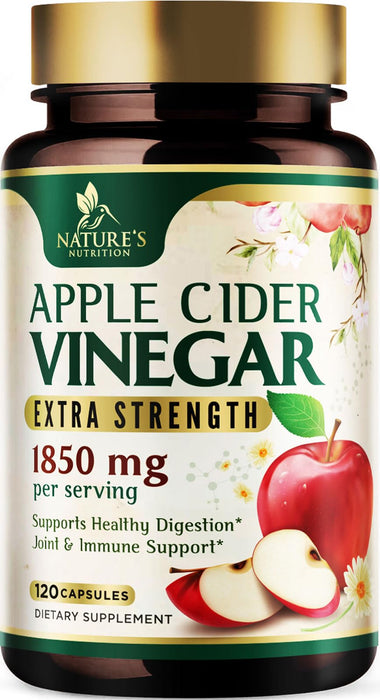 Apple Cider Vinegar Capsules 1877mg – 120 Capsules