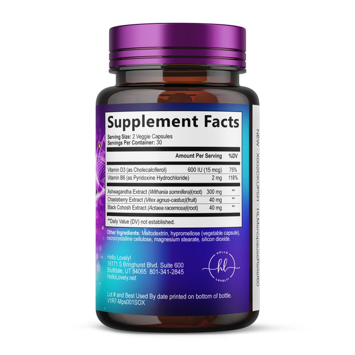 Menopause for Women – 60 Capsules