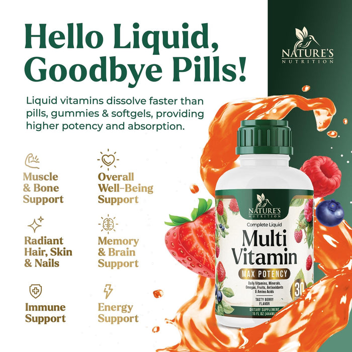 Liquid Multivitamin – 15 Fl Oz