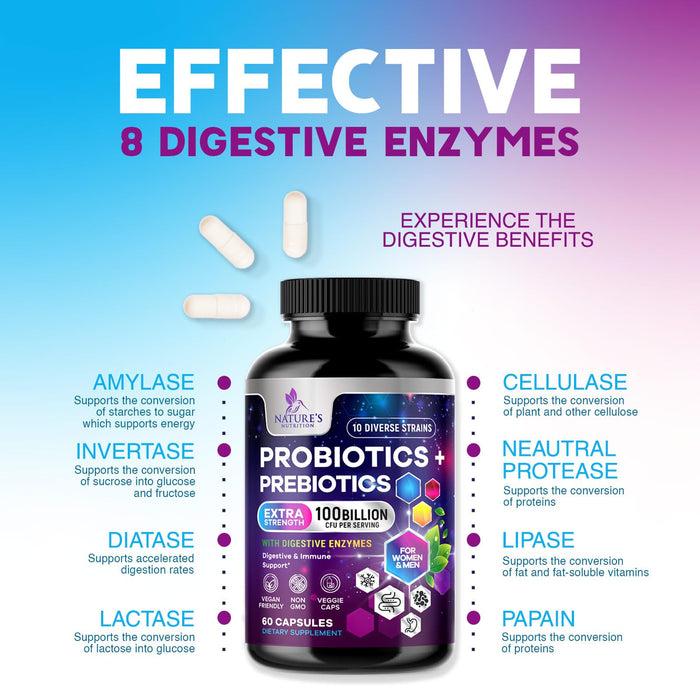 Probiotics 100 Billion CFU – 60 Capsules