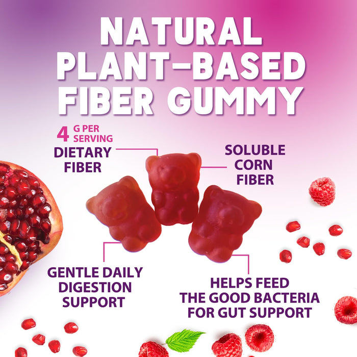Prebiotic Fiber Gummies – 60 Gummies