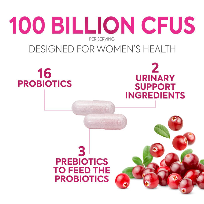 Probiotics For Women 50 Billion CFU – 120 Capsules