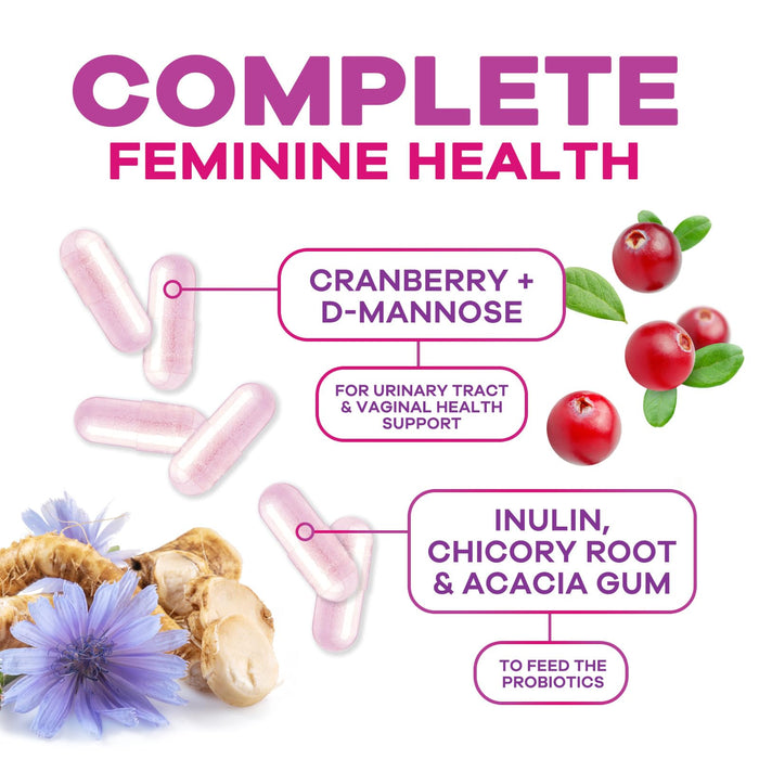 Probiotics for Women 60 Billion CFU – 120 Capsules