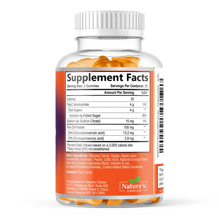 Omega-3 Fish Oil – 60 Gummies