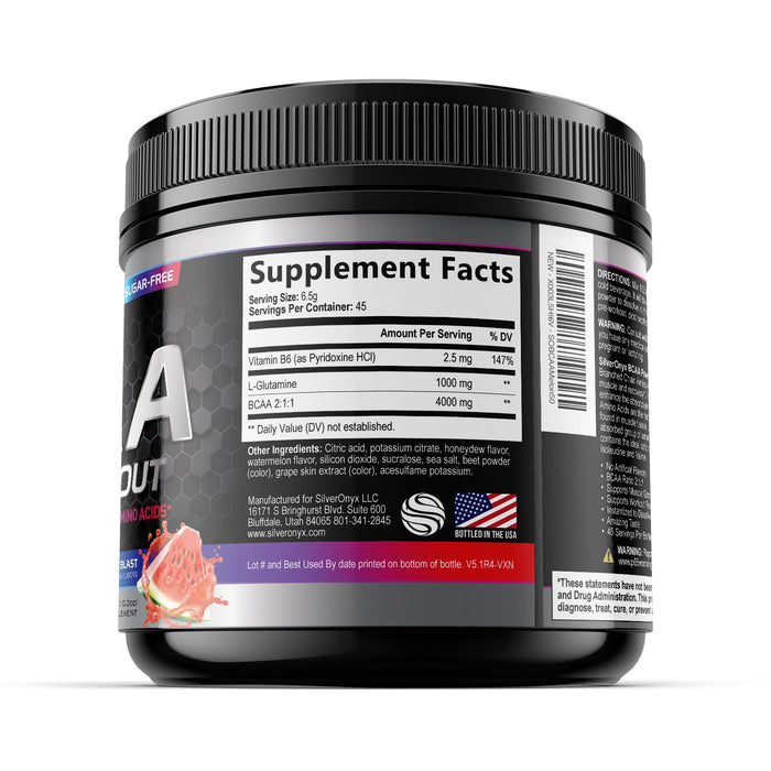 BCAA + L-Glutamine Recovery Powder – 45 Servings
