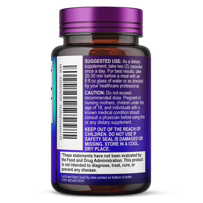 Magnesium Complex 500 mg – 120 Capsules