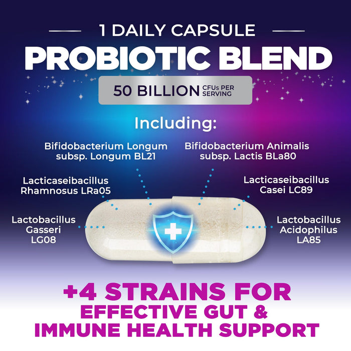 Probiotics 60 Billion CFU – 120 Capsules