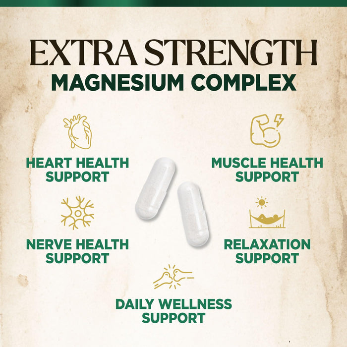Magnesium Complex 500mg – 60 Capsules