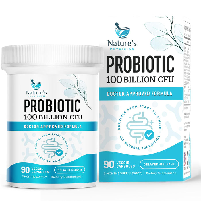 Nature's Physician Probiotics – 100 Billion CFU – 90 Capsules