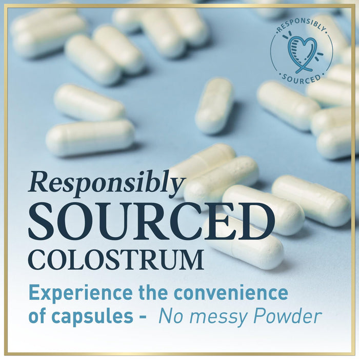 Colostrum 1000mg 20% IgG Immunoglobulins – 120 Capsules
