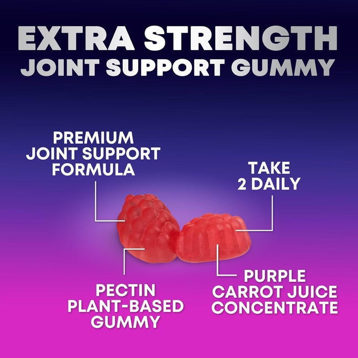 Joint Supplement Gummies - Extra Strength Glucosamine Joint Support Gummy - Nature's Joint Health & Flexibility for Back, Knees, Hands - Vitamin E for Immune Support for Women & Men