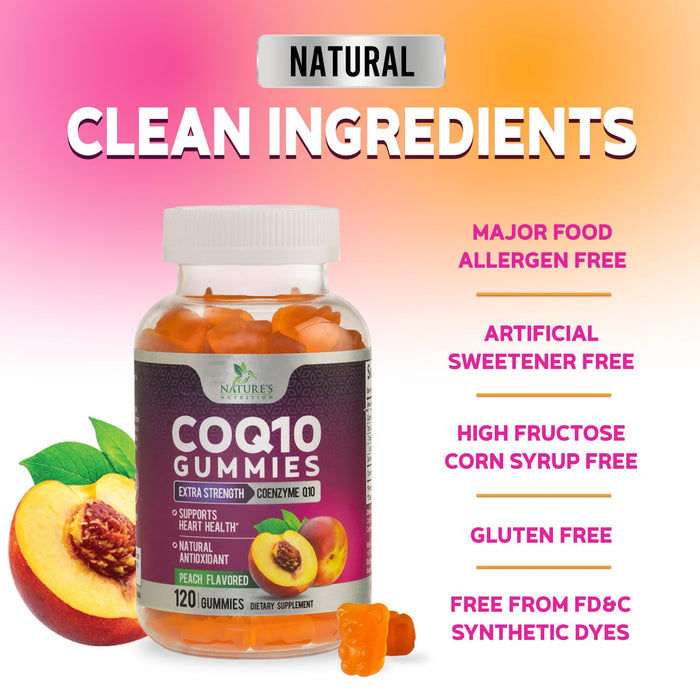 Nutrition CoQ10 Gummies 100mg – 120 Count