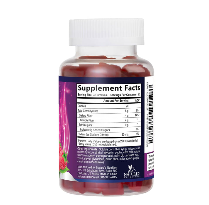 Prebiotic Fiber Gummies – 60 Gummies