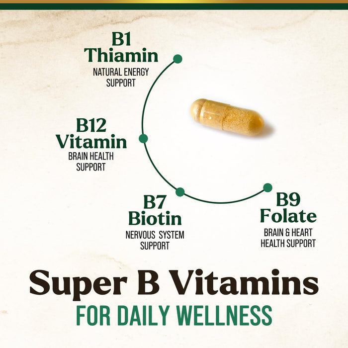 B Complex Vitamin 1000mcg – 120 Capsules