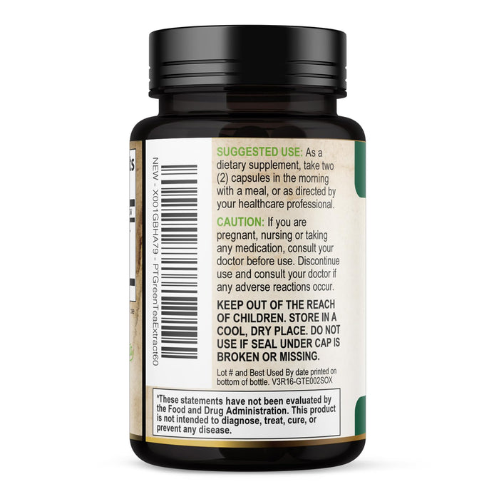 Green Tea Extract Capsules with EGCG – 1000mg – 60 Capsules