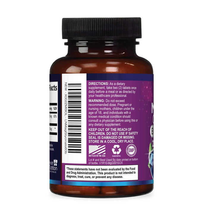 Magnesium Glycinate 250mg – 60 Tablets